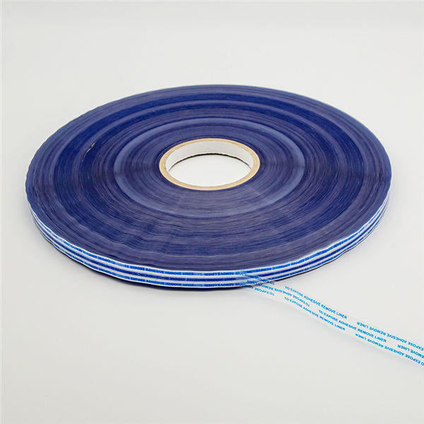 Permanent Bag Sealing Tape with Blue Printing حقيبة ختم الشريط الدائم مع الطباعة الزرقاء